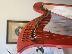 Mikel Harp Saffron 38 Telli Kırmızı Kiralık Arp